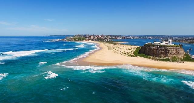 NSW coast newcastle' international visitors